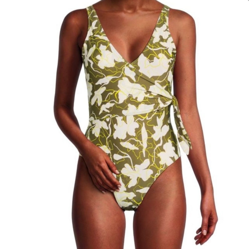 Tanya Taylor One Piece Swim Bathing Suit Size XS NWT Kelly Wrap
